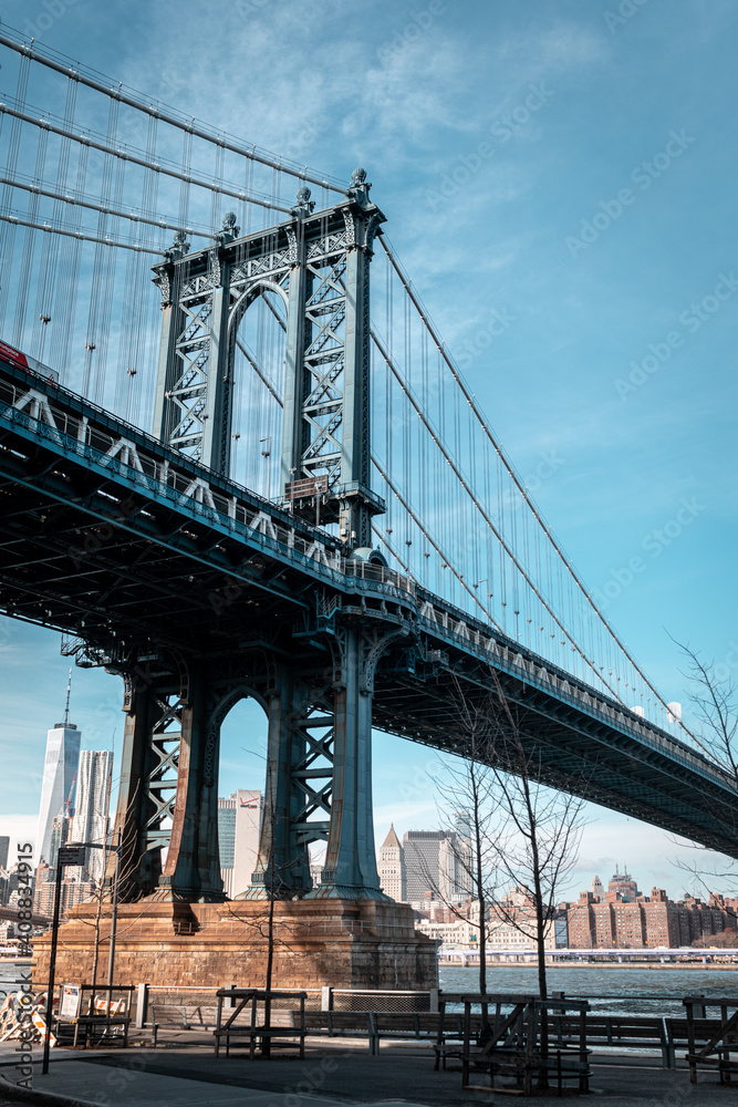 Manhattan bridge - New York - United States, 2018 Manhattan bridge - New York - United States, 2018