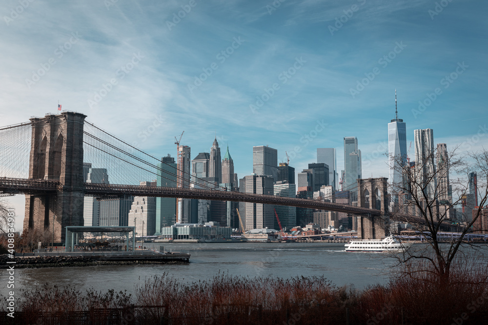 Manhattan - New York, 2018. View from Brooklyn Manhattan - New York, 2018. View from Brooklyn