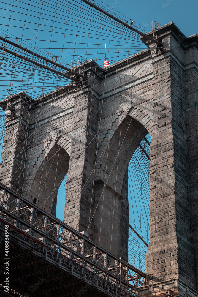 Fototapeta premium Brooklyn Bridge - Manhattan, 2018