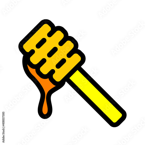 honey simple dripper icon logo