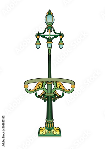 Green street light