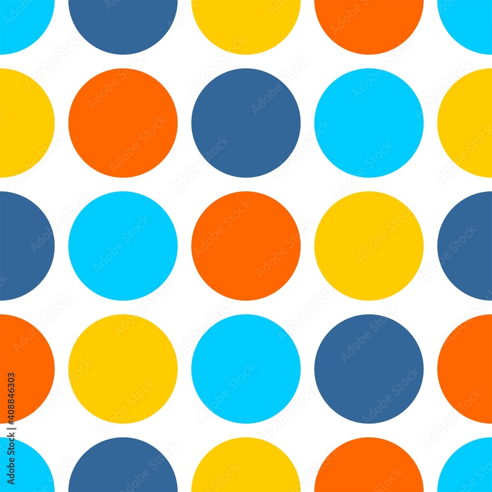 Tile vector pattern with dots on white background Tile vector pattern with dots on white background