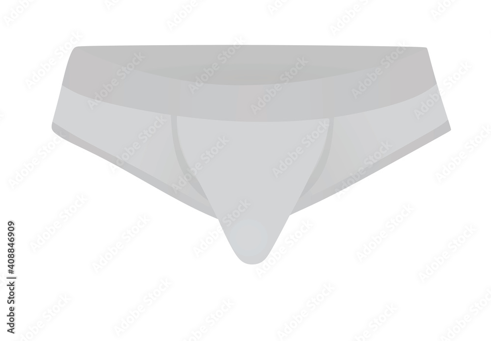 Grey men underwear. vector illustration Grey men underwear. vector illustration