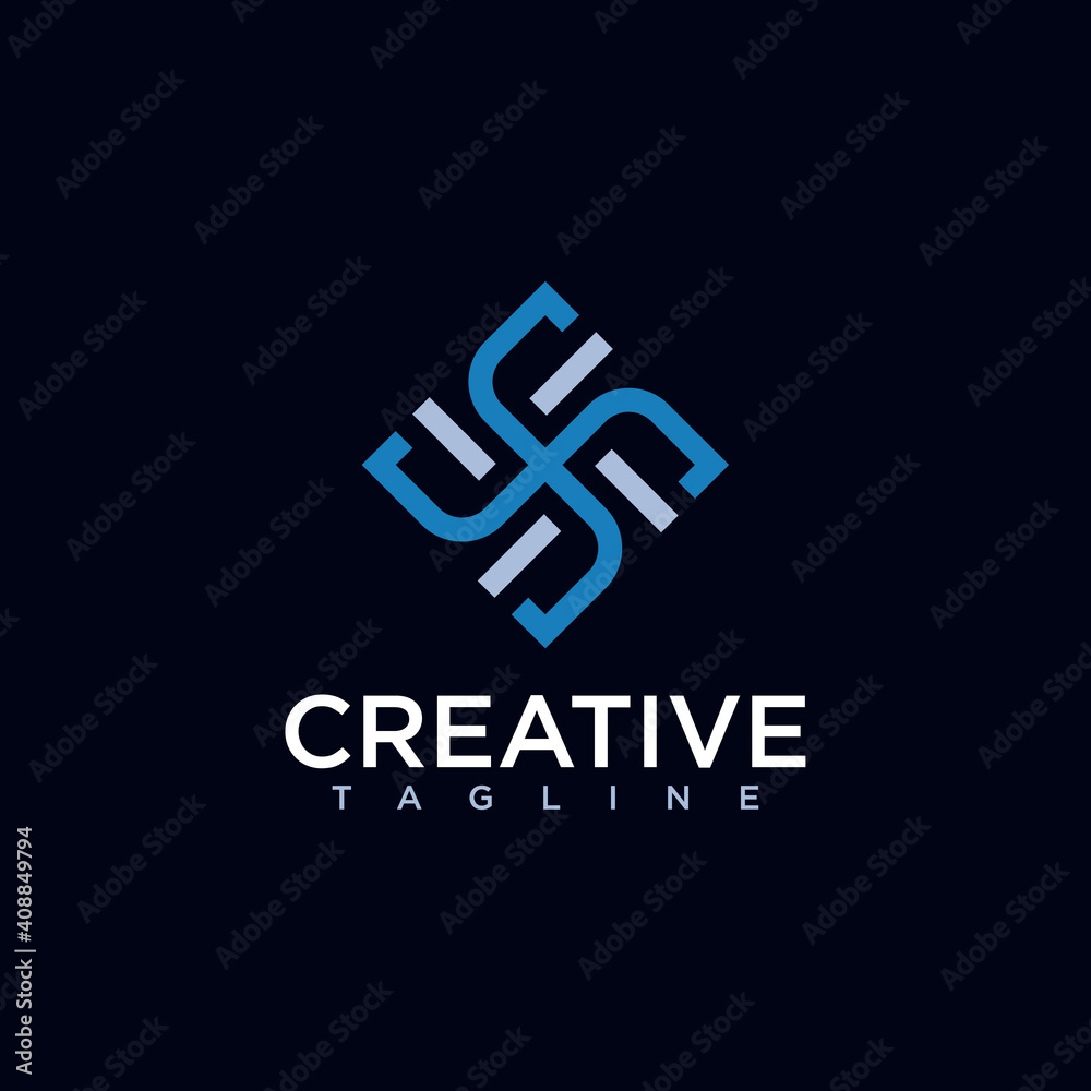 Abstract logo, with swirl concept design Abstract logo, with swirl concept design