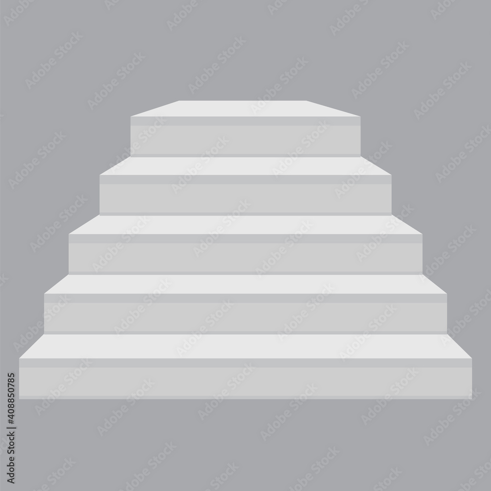 Podium realistic 3d vector. Pedestal and platform 3d white Podium realistic 3d vector. Pedestal and platform 3d white