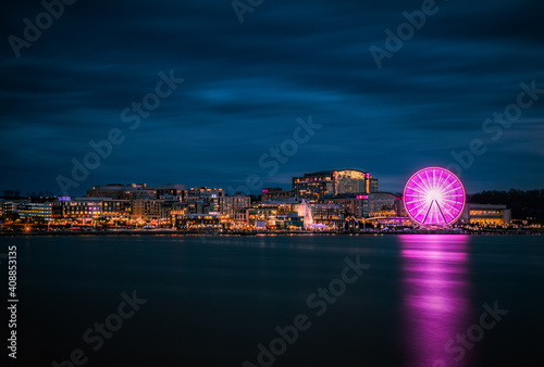 Photo Nightime at the National Harbor