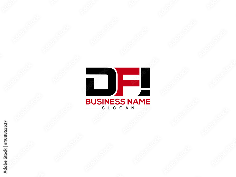 DFI Logo And Illustrations Design For New Business Stock Vector | Adobe ...