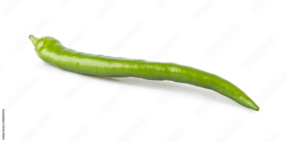 Small peppers isolated on a white background. View from another angle in the portfolio. Small peppers isolated on a white background. View from another angle in the portfolio.