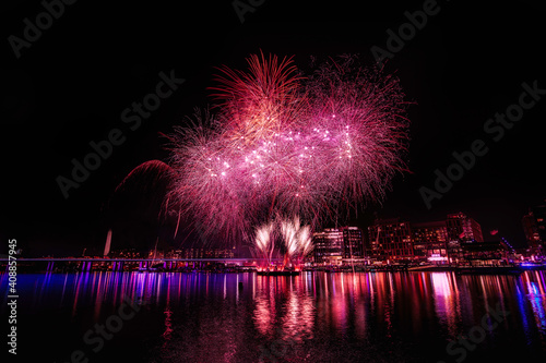 Photography Fireworks Over the Wharf