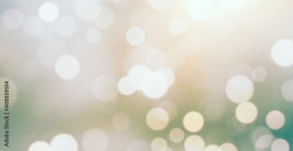 Fototapeta premium Light gold bokeh background