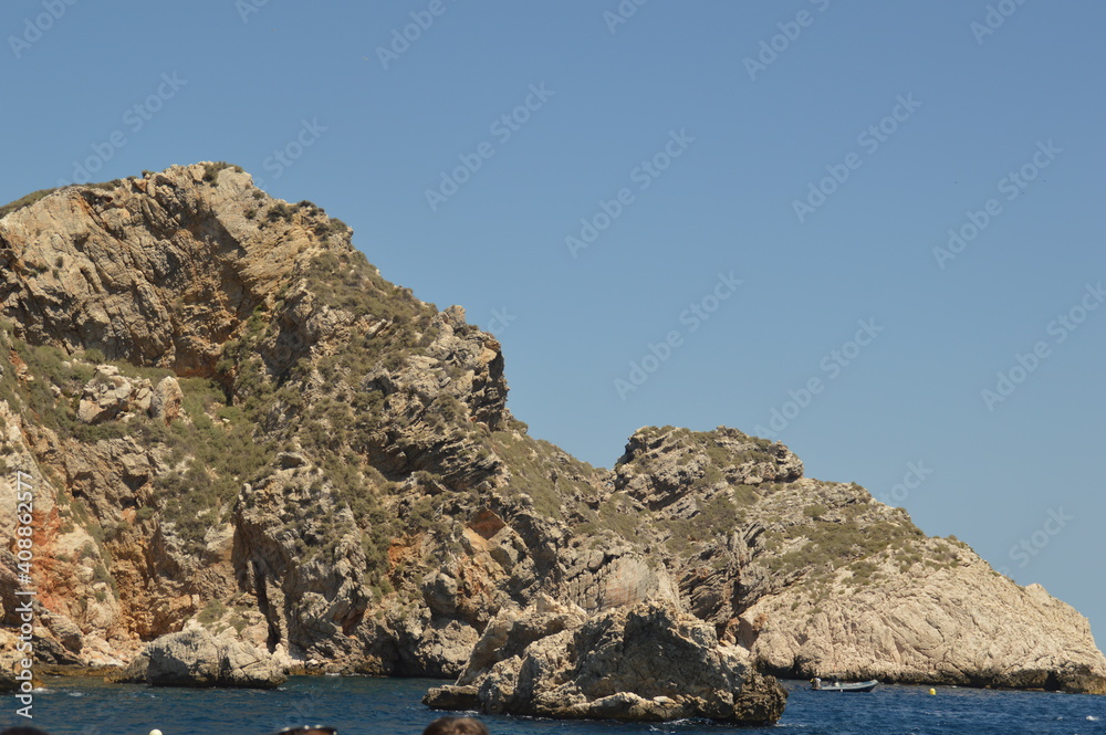 Naklejka premium fondo rocoso