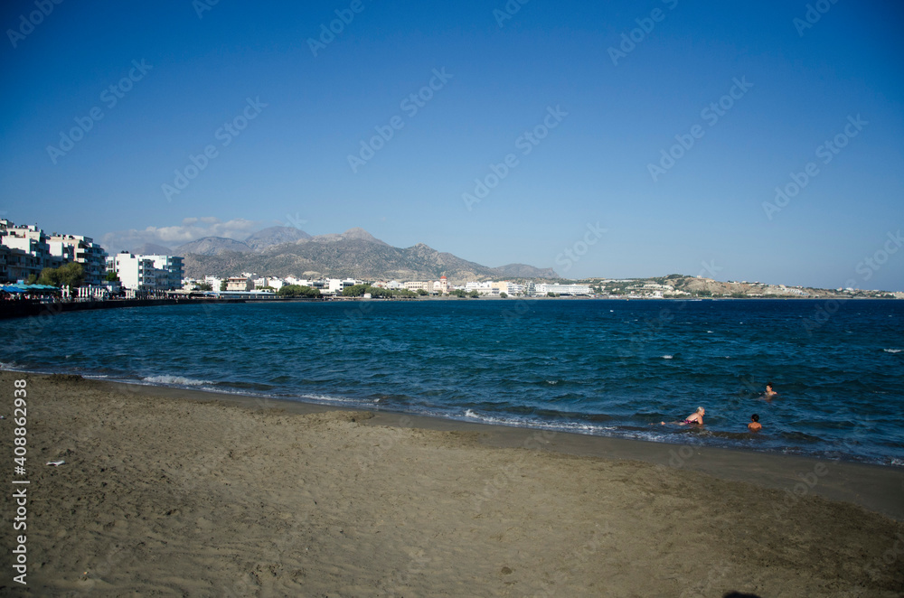 Sea coast in Crete