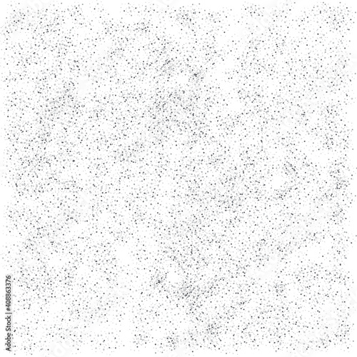 Dark dust grains on white background 