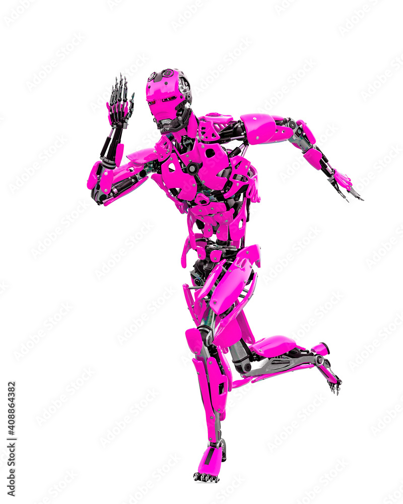 master cyber robot is running fast master cyber robot is running fast