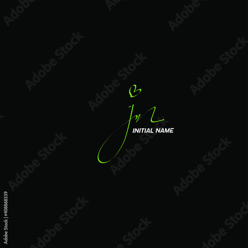 Jm beauty monogram and elegant logo design