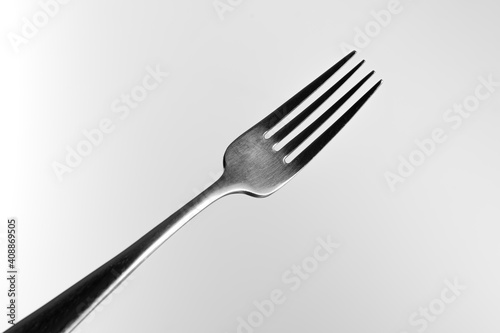 Fork on White Background 