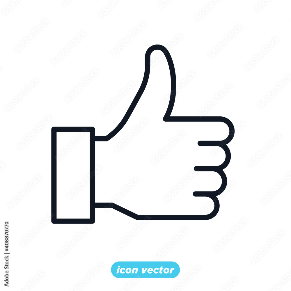 hand like customer review icon template color editable. Happy Testimonial symbol vector illustration for graphic and web design. hand like customer review icon template color editable. Happy Testimonial symbol vector illustration for graphic and web design.