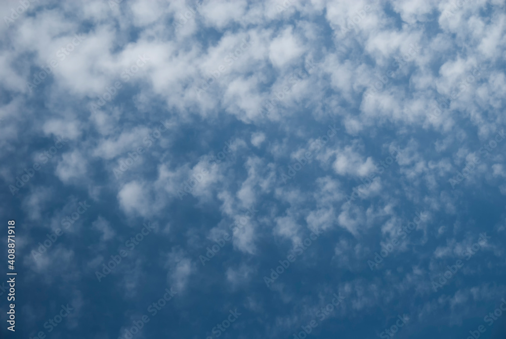 Blue sky with fluffy clouds Blue sky with fluffy clouds