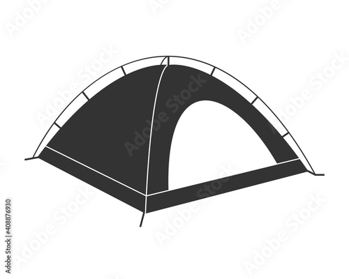 Camping tent icon vector illustration