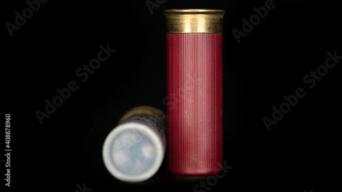 Photography bullet isolated on black background
