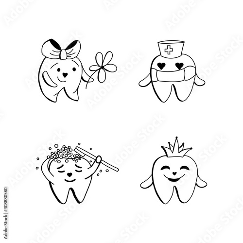 0314_tooth_doodle_set