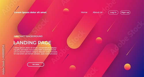 landing page background. abstract modern website background
