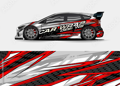 abstract background vector for racing car wrap design and vehicle livery   © talentelfino