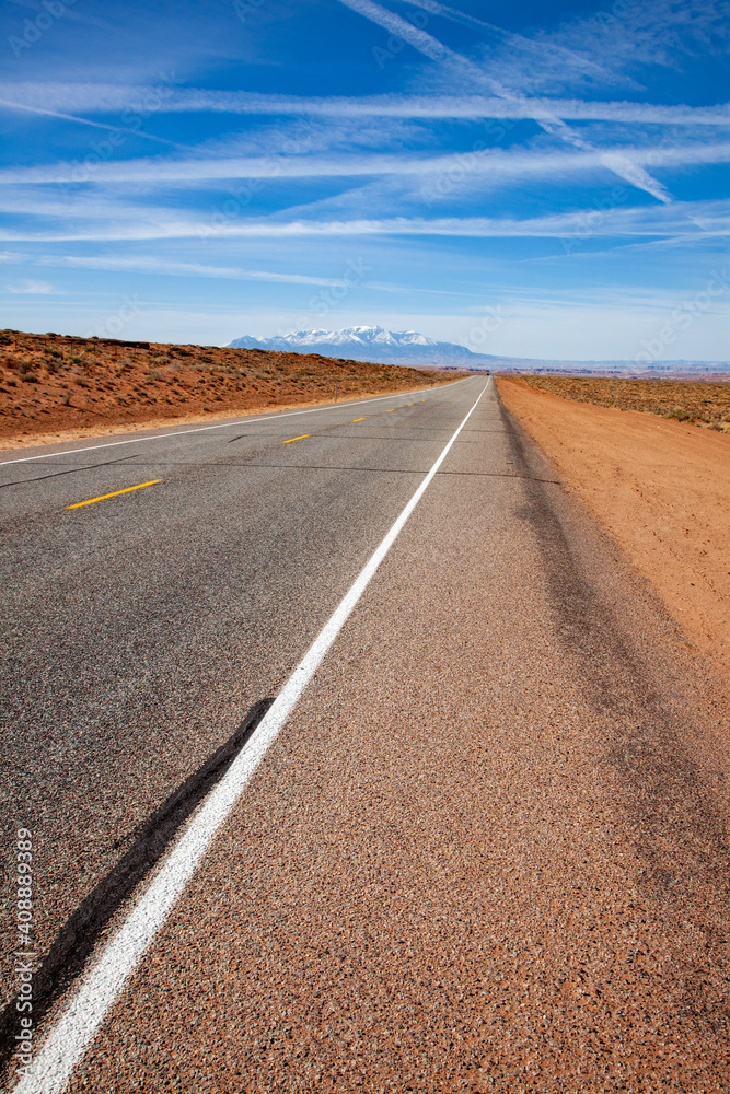 Naklejka premium route 89 skirting Capital Hill Utah