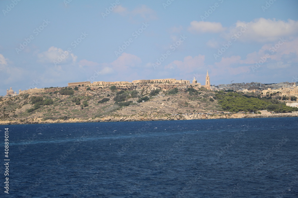 Ferry between Gozo and Malta 