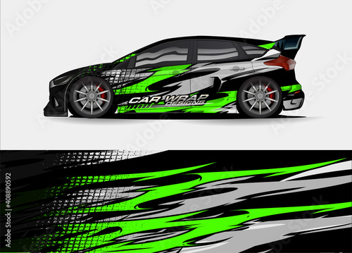 abstract background vector for racing car wrap design and vehicle livery 
