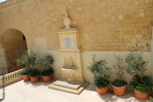 Bild auf Leinwand Cittadella Fortress in Rabat Victoria on the island of Gozo, Malta