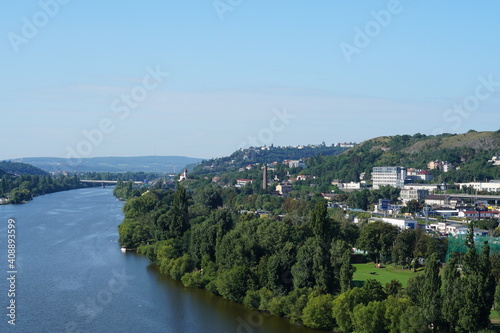 Photography Prague Czech Republic city view from a height