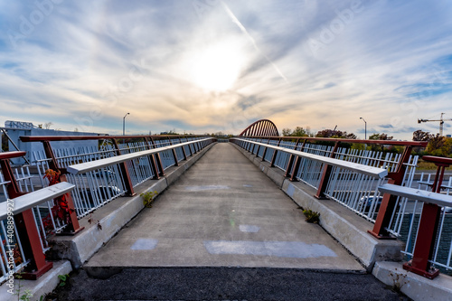 Bridge over the QEW, Hamilton - Ontario