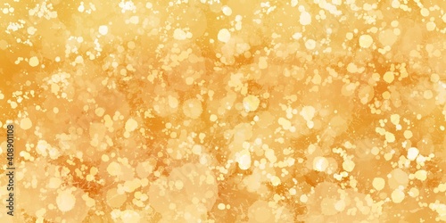 Gold yellow watercolor vertical backgrounds for poster, banner or flyer. Watercolor background with abstract cloudy sky concept with color splash design and fringe bleed stains and blobs