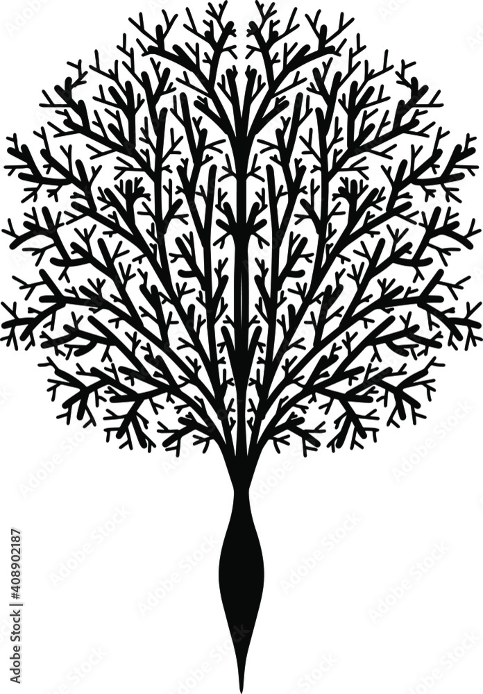 Fototapeta premium Tree of Life Hand Drawn Design Vector