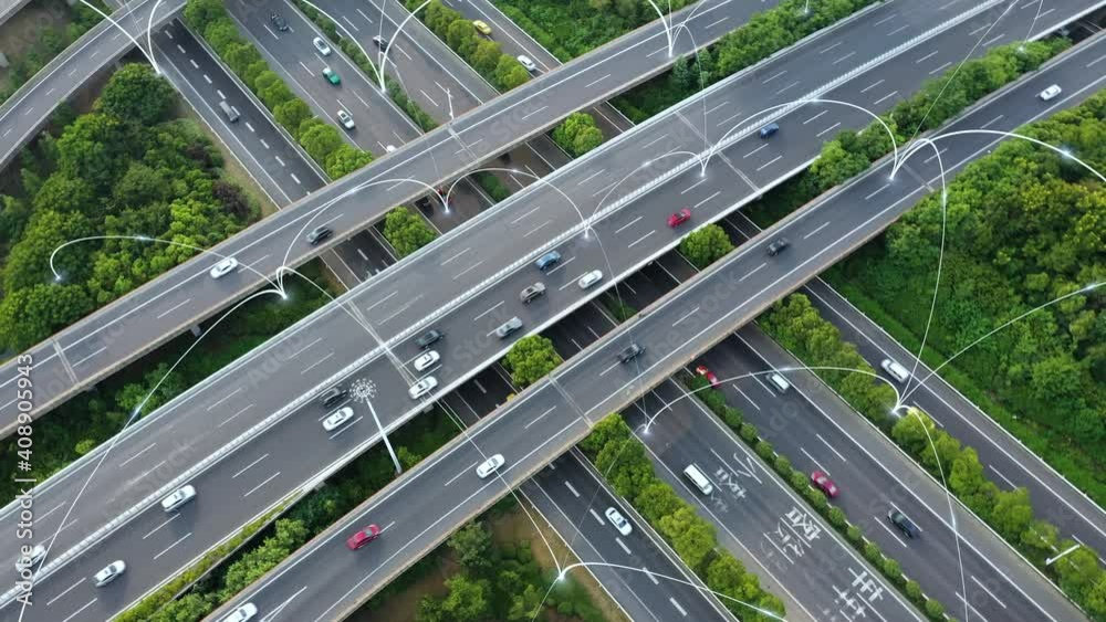 Smart traffic big Data concept Smart traffic big Data concept