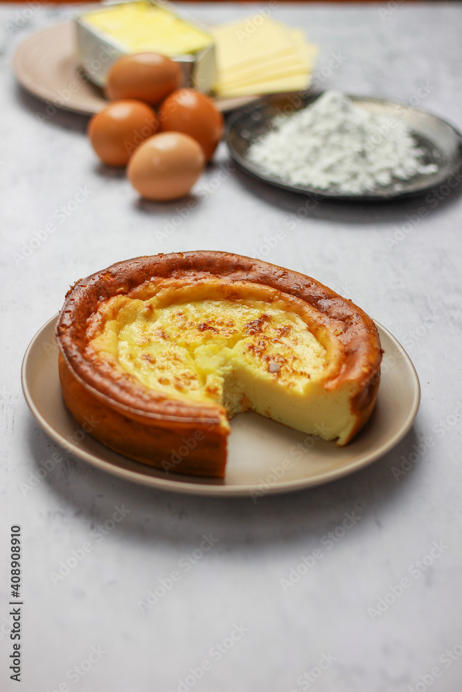 Delicious Cheese burnt cake for dessert. Delicious Cheese burnt cake for dessert.