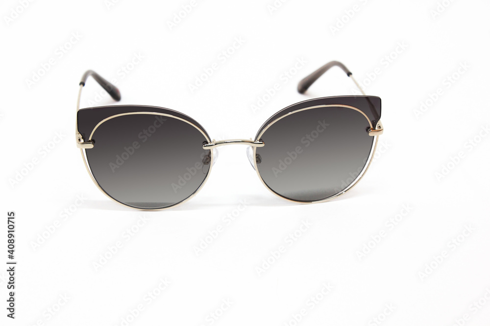Sun glasses, metallic frame Sun glasses, metallic frame