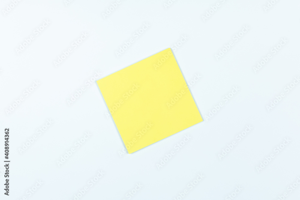 yellow sticky notes isolated with real shadow on white background. yellow sticky notes isolated with real shadow on white background.