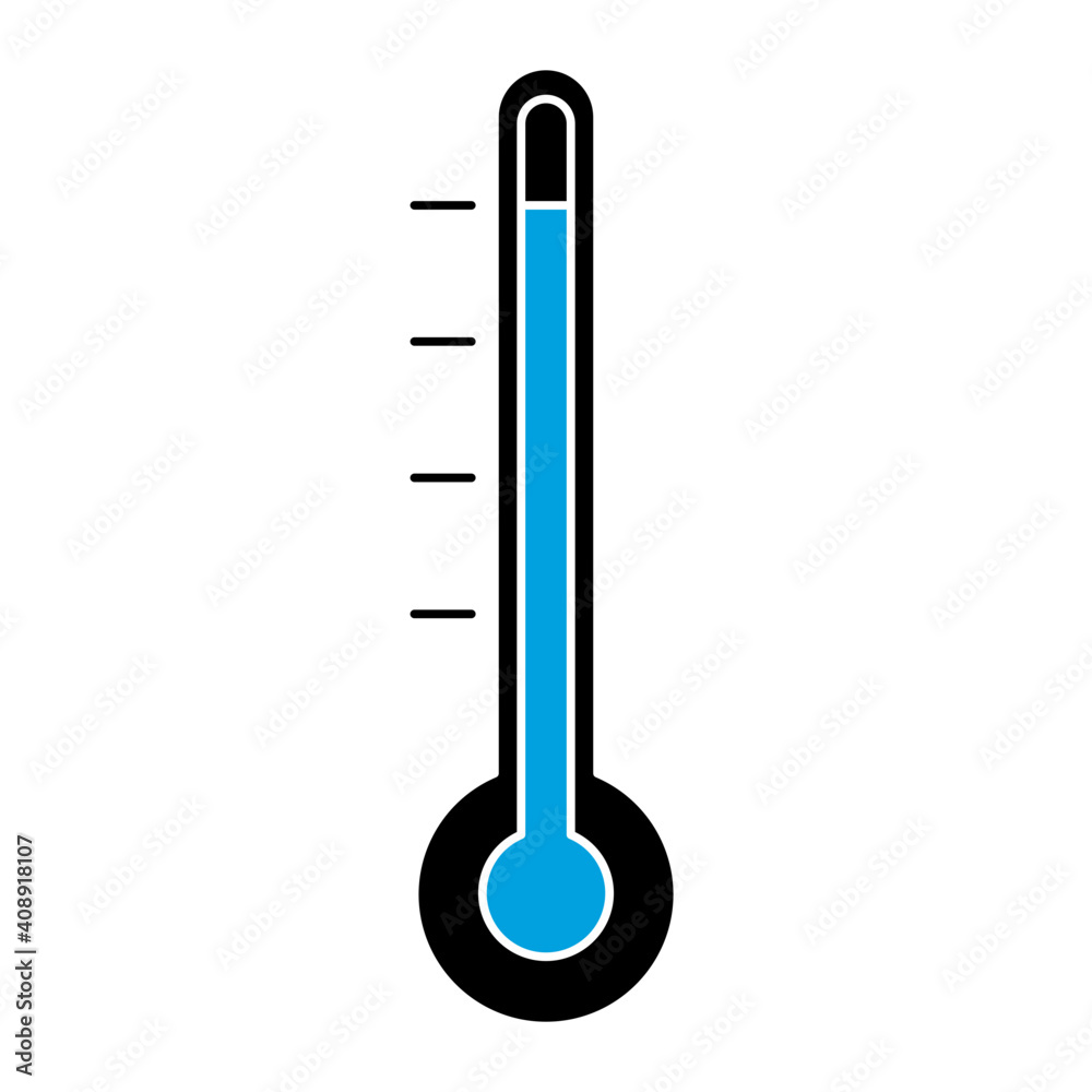 Thermometer icon vector Thermometer icon vector