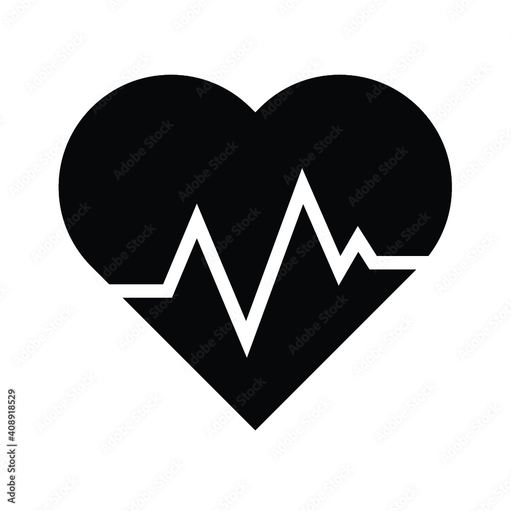 heart rate icon vector heart rate icon vector