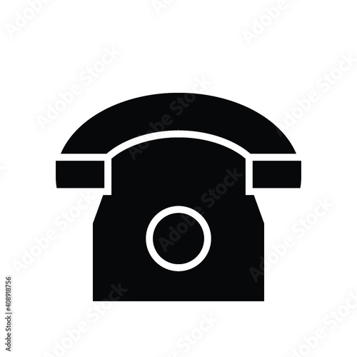 office phone icon vector