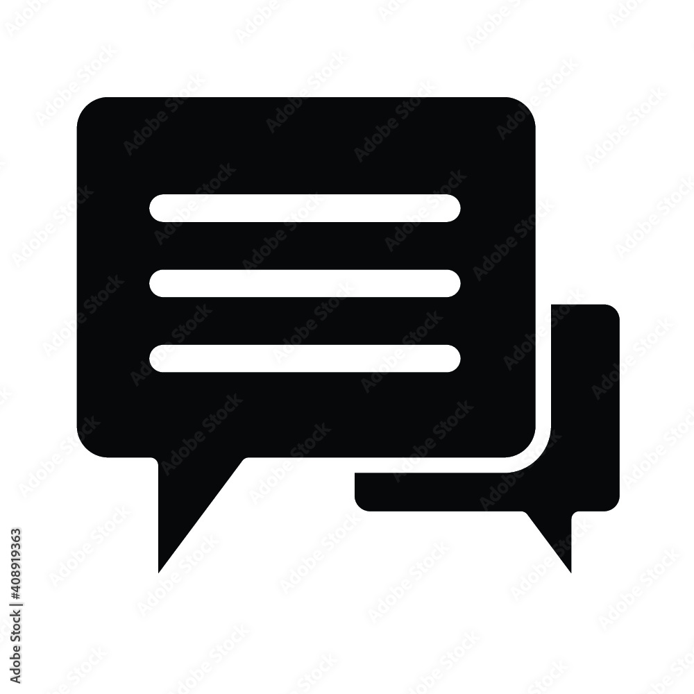 chat bubble icon, message communication vector chat bubble icon, message communication vector