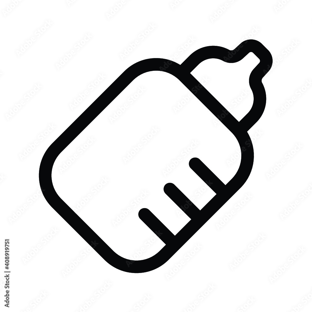 baby drinking bottles icon vector baby drinking bottles icon vector