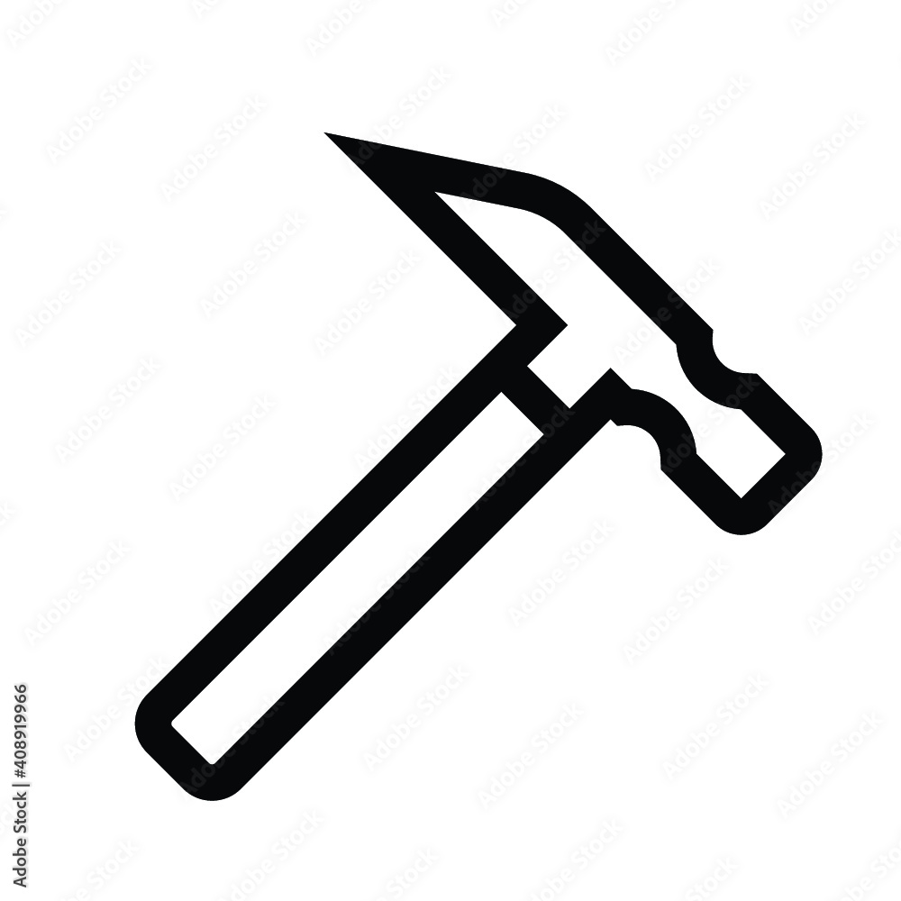 hammer icon, carpentry tools vector hammer icon, carpentry tools vector