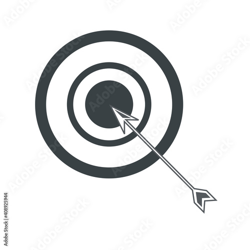 Target icon for business or sport Free Vector