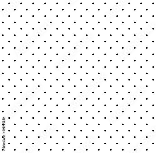 Small polkadots pattern in black and white