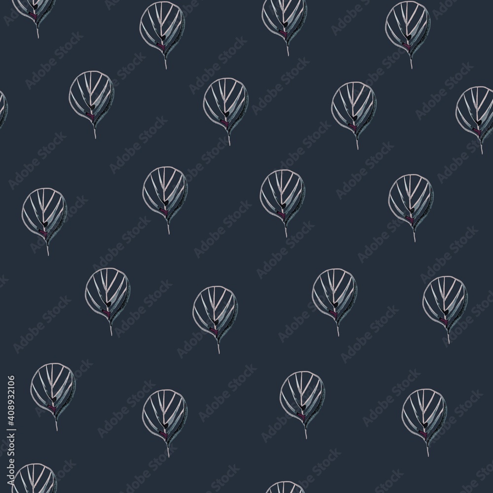 Minimalistic natural seamless pattern with a leaf. For printing on textiles, home decor, tableware, packaging paper, etc. Minimalistic natural seamless pattern with a leaf. For printing on textiles, home decor, tableware, packaging paper, etc.