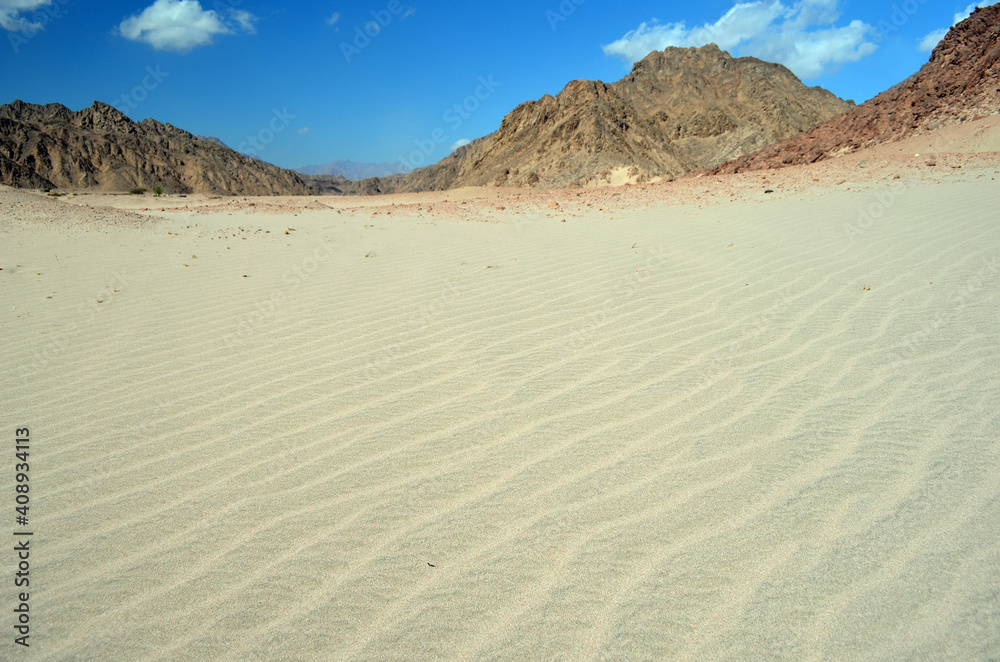 Desert of Sinai Peninsula, Egypt. Near Sharm El Sheikh Desert of Sinai Peninsula, Egypt. Near Sharm El Sheikh