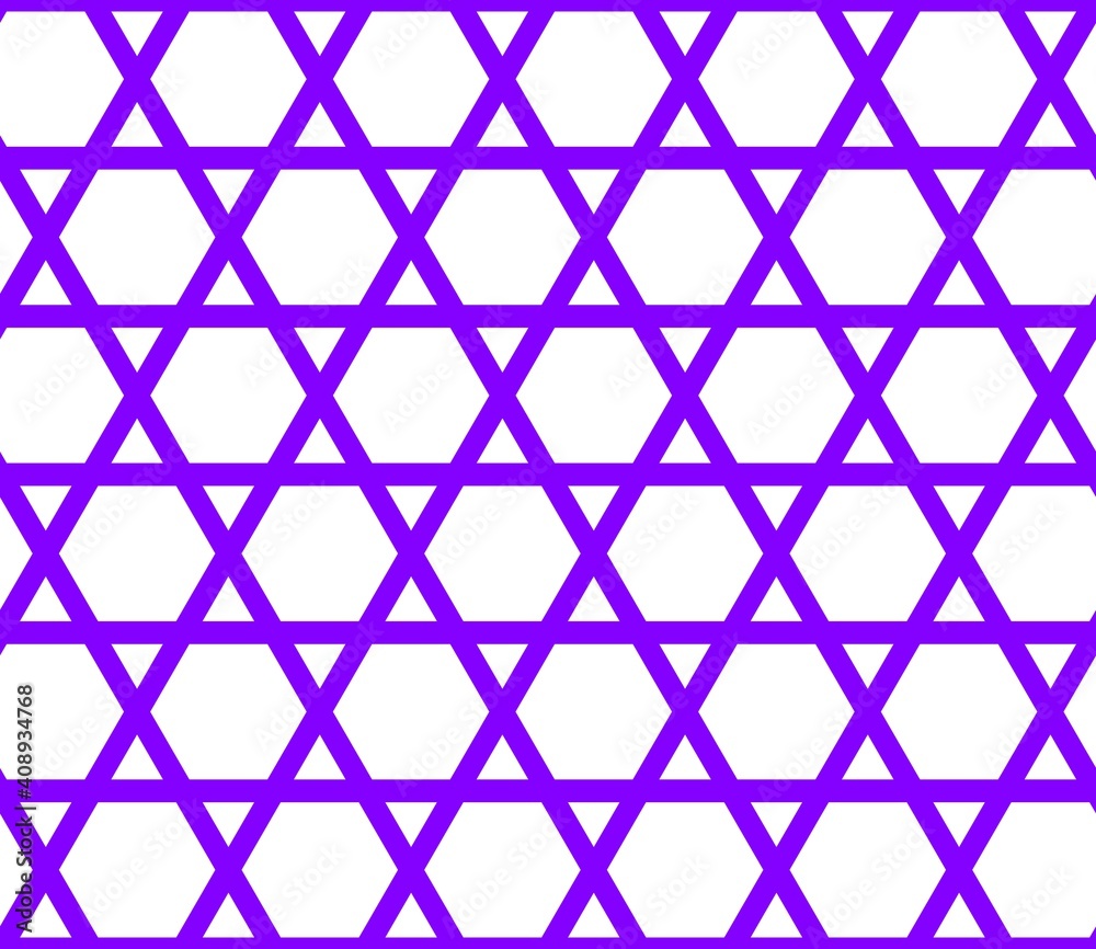 Fototapeta premium 籠目 日本 伝統 文様 シームレス